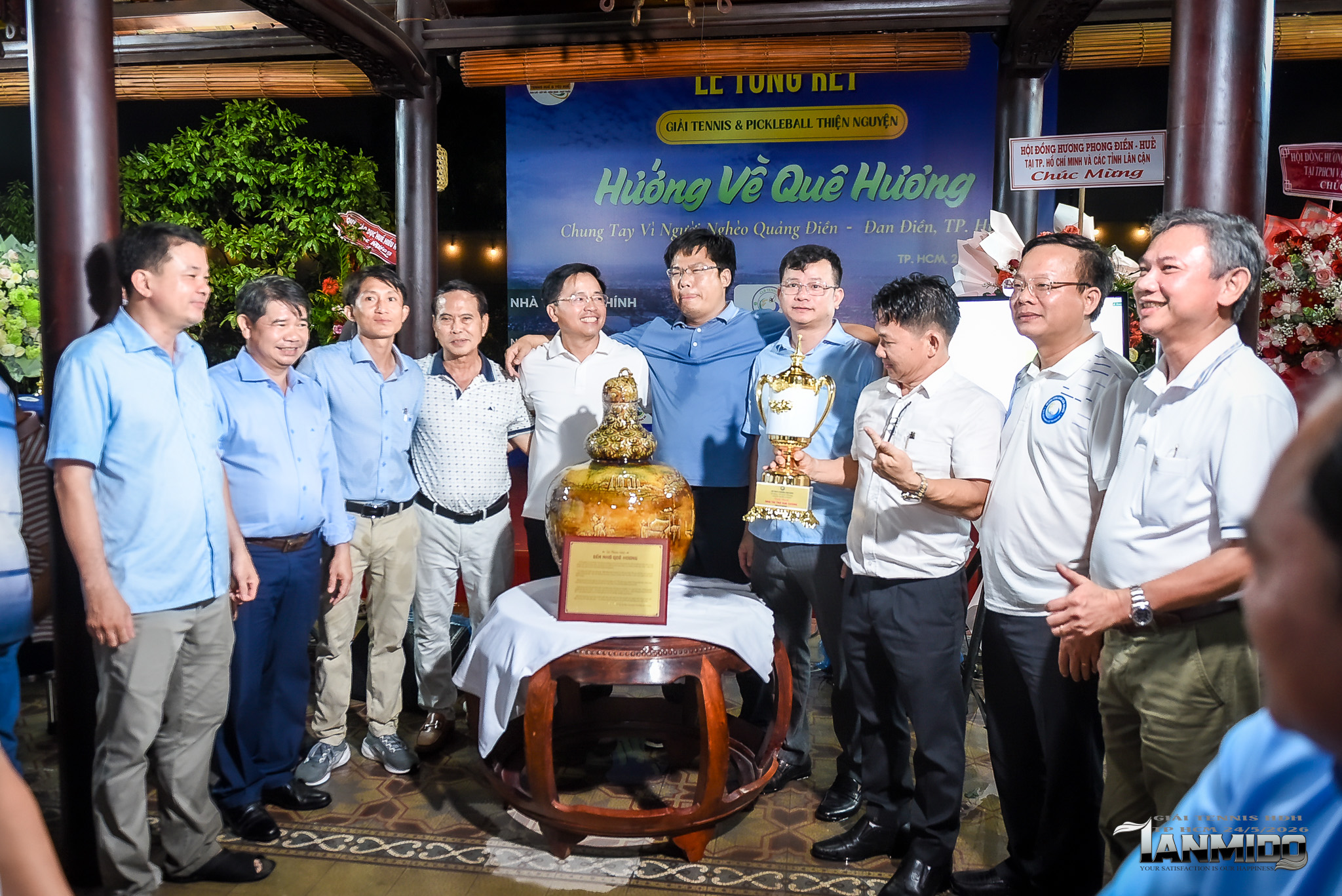 giai tennis   pickleball thien nguyen  ??huong ve que huong quang dien dan dien ?? da khep lai thanh cong tot dep