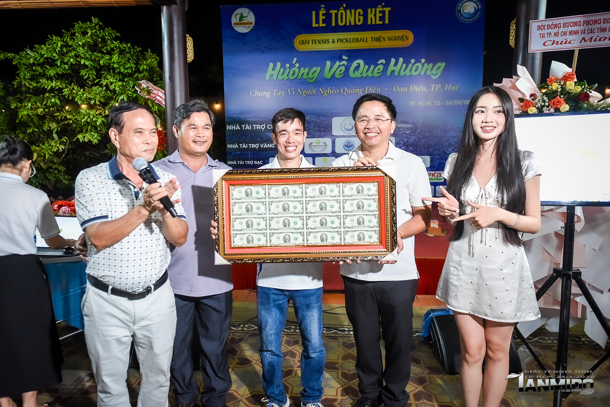 giai tennis   pickleball thien nguyen  ??huong ve que huong quang dien dan dien ?? da khep lai thanh cong tot dep
